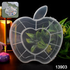 Apple-shape jewellery organizer holder clear plastic cabinet India