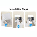 Handheld shower holder with adhesive