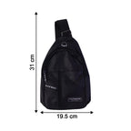 Waterproof Waist Bag – Shoulder Crossbody Bag with USB Charging Slot