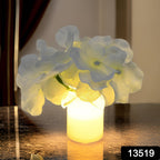 Premium LED light candle with flowers