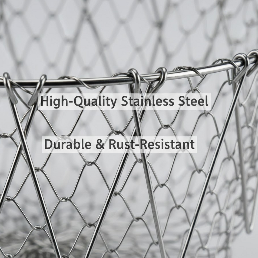 Foldable Strainer Chef Basket