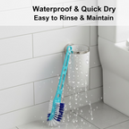 2 In 1 Double Hockey Stick Shape Toilet Brush