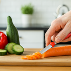 Multipurpose 2-in-1 Stainless Steel Knife & Peeler (1 Pc)