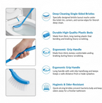 Single Sided Bristle Plastic Toilet Cleaning Brush