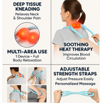 Portable Neck & Shoulder Massager for Back & Waist Relief