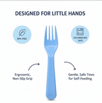 Reusable Heavy Weight Plastic Forks Serving Fork Set for Kitchen Travel Home 5 Pc