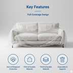 Home Thick Disposable Dust Proof Plastic Furniture Covers (1 Pc / Big)