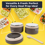 Ganesh Stack 2-Layer Stainless Steel Leak-Proof Lunch Box for Office, School, Picnic