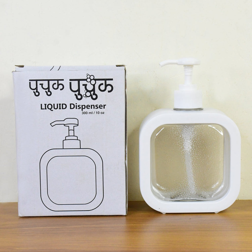 Snap sink Dispenser Plastic Clear Empty Pump Lotion Bottles (1 Set)