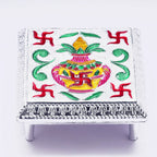Aluminium foil designer bajot with fancy design.