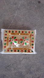 Rakasha Bandhan Special Puja Thali, Kumkum Thali Holder, Pooja Return Gift, Indian Housewarming Gifts, Brother / Bhai / Bhabhi / Sister / Family   for Rakshabandhan, Diwali (Mix Design)