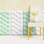 Textured green wallpaper for walls