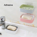 Soap Dish with Drain Soap Holder, Soap Saver Easy Cleaning, Soap Tray for Shower Bathroom Kitchen ,Sabudani (1 Pc)