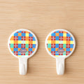 Strong Self-Adhesive Hooks (2 Pc): Heavy Duty, Waterproof, All-Purpose