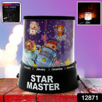 LED Projector Night Light with Rotating Music Ideal for Kids Home Decor