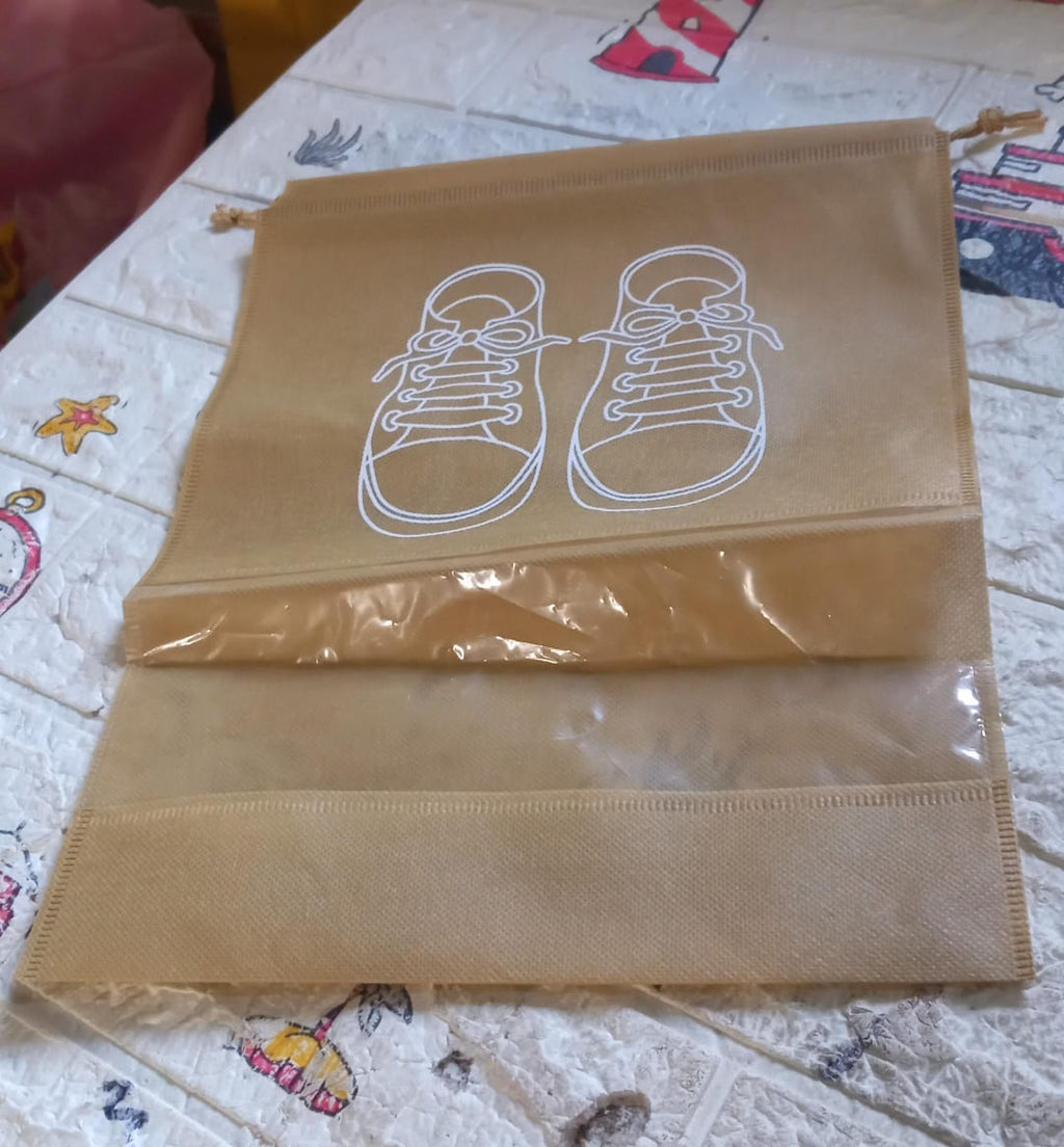 Beach Bag Shoes Storage Bag Closet Organizer (1 Pc )