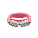 Plastic Massage Roller - 2-Roller Manual Design for Cellulite & Muscle Pain Relief