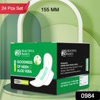 Sanitary Pantyliners with Neem & Aloe Vera – Ultra Thin (24 Pcs)