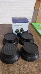 Multi-Purpose 4 Pieces Round Plastic Legs Foot and Stand