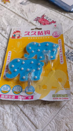 Strong Self-Adhesive Hooks (2 Pc): Heavy Duty, Waterproof, Multipurpose