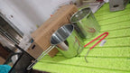 Small Deep Frying Pot With Strainer Basket (2 Pc Set / 1200 ML))