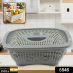 Multipurposes Plastic Basket (1 Pc / Mix Color )