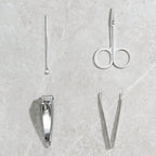 Mini Nail Clipper Set With Plastic Storage Case, (4 Pc Set)