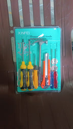 7-Pcs Hand Tool Kit with Magnetic Wristband for Screws & Bolts