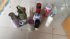 Stainless Steel Vacuum Bottle with Cup Lid Thermos for Hot Cold Drinks Travel Use 1 Pc