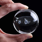 3D Astronomy Night Lamp Crystal Ball lamps With Base (1 Pc)