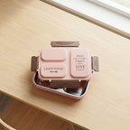 3-Compartment Stainless Steel Lunch Box (1 Pc)