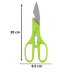 3 Pc Set Kitchen Tool Kit – Wine Bottle Opener, Knife, and Scissors Set