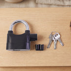 Heavy Duty Security Alarm Padlock with Built In Sound Alert System With 3 keys