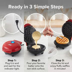 Mini Waffle Maker Machine Waffle Iron