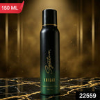 Signature charge deodorant spray packaging design