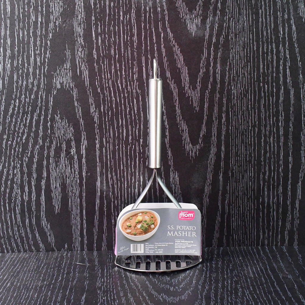 Supermom Stainless Steel Potato Masher with Stylish Handle (1 Pc)