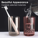 Plastic toothbrush holder set