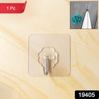 Clear Adhesive Hook