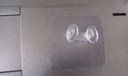 Transparent Self-Adhesive Wall Hook Waterproof & Oil-Proof Strong Holder (1 Pc)