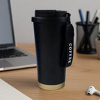 Assorted Metal and Plastic Travel Mug Tumbler Cup, Tumbler (1 Pc / Mixed Design)