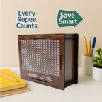 Wooden Money / Piggy Bank, Money Box (1 Pc / Pen Not Included)