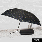  3-Fold Cute Umbrella Sun and Rain Protection UV Shield - comparison shot