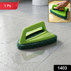 Bathroom Brush with abrasive scrubber for superior tile cleaning