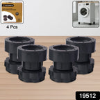 Adjustable Multipurpose AntiVibration For Appliances (Set of 4Pc)